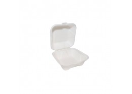 Bagasse Burger Box 6"
